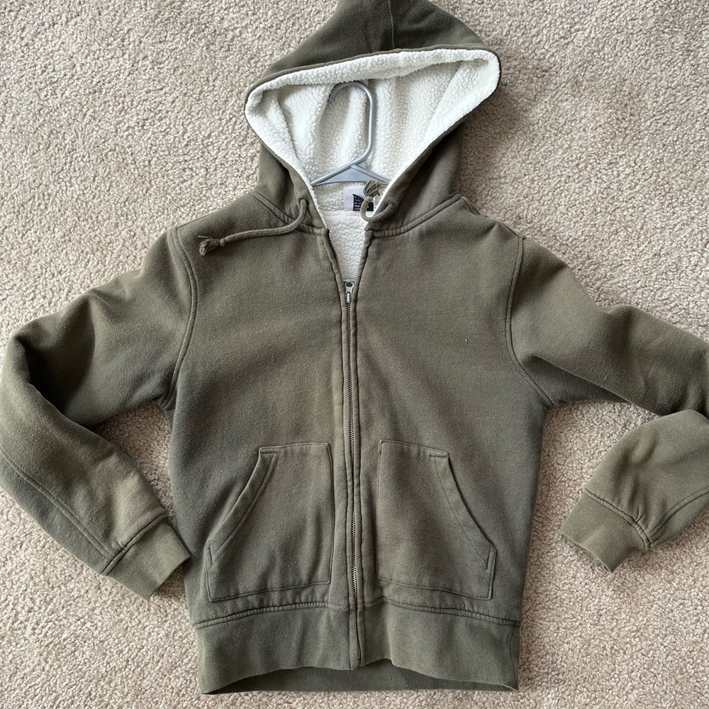 Sherpa lined jacket